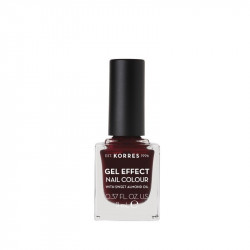 Korres - Gel effect nail colour No 57 (Burgundy red) Βερνίκι νυχιών με Αμυγδαλέλαιο - 11ml