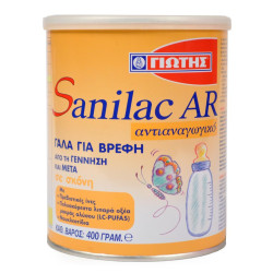 Γιώτης - Sanilac AR Αντιαναγωγικό Γάλα - 400gr