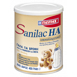 Γιώτης - Sanilac HA Υποαλλεργικό γάλα σε σκόνη για βρέφη από τη γέννηση και μετά - 400gr