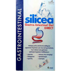 Hubner - Silicea Gastrointestinal Gel DIRECT Πόσιμη γέλη καθαρού πυριτίου 6x15ml