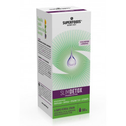 Superfoods - SlimDetox φόρμουλα Αδυνατίσματος & Αποτοξίνωσης με γεύση φράουλα & μούρα - 300ml