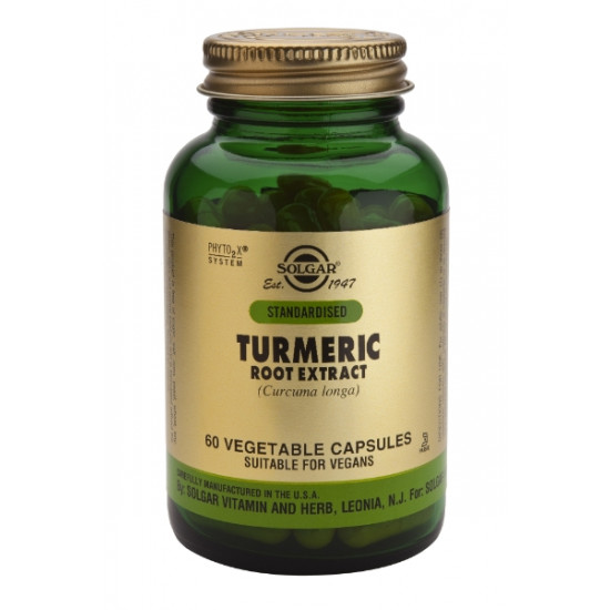 Solgar - Turmeric Root Extract - 60 veg caps
