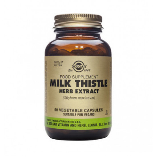 Solgar - Milk Thistle Herb & Seed - 60 φυτικές κάψουλες