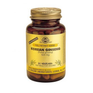 Solgar - Korean Ginseng (Panax Ginseng) 500mg Ισχυρό τονωτικό για Αθλητές & Δραστήρια άτομα - 50 φυτικές κάψουλες