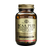 Solgar - BCAA plus Συμπλήρωμα διατροφής για αποκατάσταση του μυ μετά την άσκηση - 50 φυτικές κάψουλες