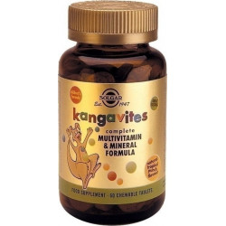 Solgar - Kangavites Multivitamin & Mineral Formula Natural Tropical Punch Flavour Πολυβιταμίνη για Παιδιά  - 60 μασώμενες ταμπλέτες