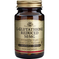 Solgar - L-Glutathione 50mg Συμπλήρωμα διατροφής για την αποτοξίνωση του οργανισμού - 30 φυτικές κάψουλες