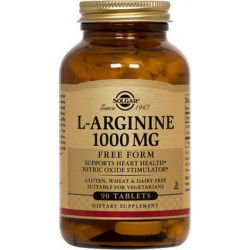 Solgar - L-Arginine 1000mg Αμινοξύ - 90tabs