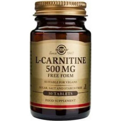 Solgar - L-Carnitine 500mg Αμινοξύ - 30 tabs