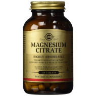 Solgar - Magnesium Citrate 200mg Παρέχει την υψηλότερη απορρόφηση μαγνησίου απο τον οργανισμό - 120tabs