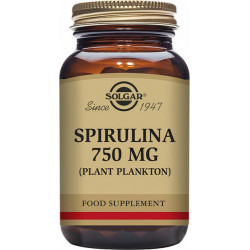 Solgar - Spirulina 750mg Συμπλήρωμα διατροφής για την ενίσχυση του οργανισμού - 80caps