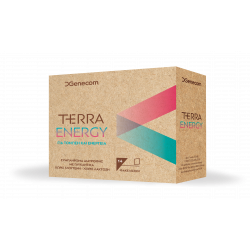 Genecom - Terra energy Συμπλήρωμα διατροφής για τόνωση & ενέργεια - 14 φακελίσκοι