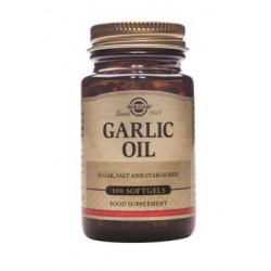 Solgar - Garlic Oil Αγνό Σκορδέλαιο - 100 μαλακές κάψουλες