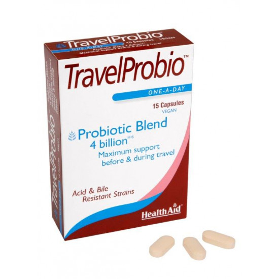 Health Aid - Travel Probio Προβιοτικά - 15caps