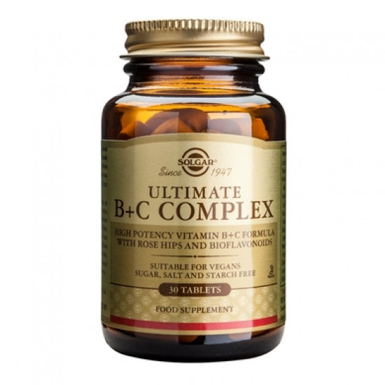 Solgar - Ultimate B+C Complex - 30tabs