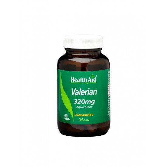 Health Aid - Valerian ταμπλέτες  Βαλεριάνα εκχύλισμα  320mg - 60tabs