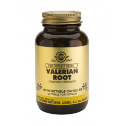 Solgar - Valerian Root Ηρεμιστικό, αντισπασμωδικό, κατά της αϋπνίας - 100 φυτικές κάψουλες