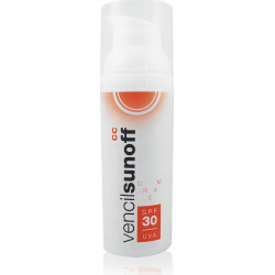 Vencil - Sunoff CC cream SPF30 Αντηλιακό μέικ απ προσώπου για διόρθωση χρωματικών ατελειών - 50ml