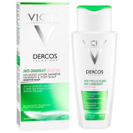 Vichy - Dercos Anti-Dandruff Sensitive Shampoo Σαμπουάν χωρίς Θειικά Άλατα για Πιτυρίδα & Ξηροδερμία - 200ml