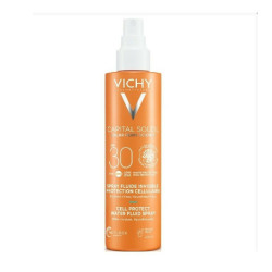 Vichy - Capital Soleil Cell Protect Water Fluid SPF30 Αντηλιακό Γαλάκτωμα Σώματος σε Σπρέι - 200ml