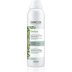 Vichy - Dercos Nutrients Detox Dry Shampoo Ξηρό Σαμπουάν για Λιπαρά Μαλλιά - 150ml