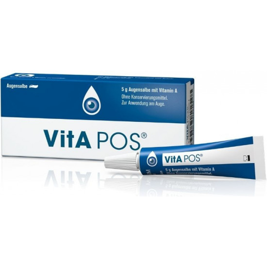 Ursapharm - VitA-Pos Ointment Οφθαλμική αλοιφή με βιταμίνη Α - 5gr