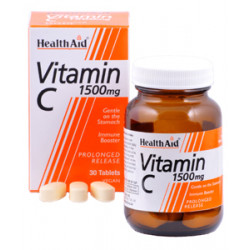 Health Aid - Vitamin C Prolonged Release 1500mg - 30tabs