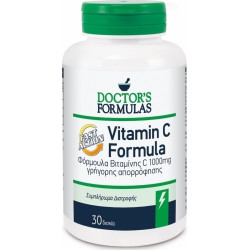 Doctor's Formulas - Vitamin C Formula Fast Action 1000mg Φόρμουλα Βιταμίνη C - 30 ταμπλέτες