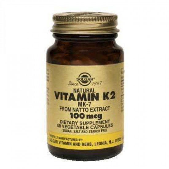 Solgar - Vitamin K2 (MK-7) 100mcg - 50 caps