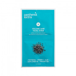 Medisei - Panthenol Extra Volcanic Sand Facial Scrub Κρέμα Ήπιας Απολέπισης με Κόκκους Ηφαιστειακής Λάβας - 2x8ml