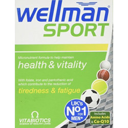 Vitabiotics - Wellman Sport Μέγιστη ενέργεια & επιδόσεις - 30tabs