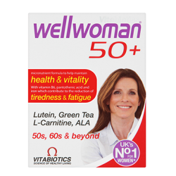 Vitabiotics - Wellwoman 50+ Πολυβιταμίνη για γυναίκες άνω των 50 ετών - 30 tabs