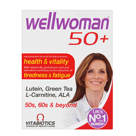 Vitabiotics - Wellwoman 50+ Πολυβιταμίνη για γυναίκες άνω των 50 ετών - 30 tabs
