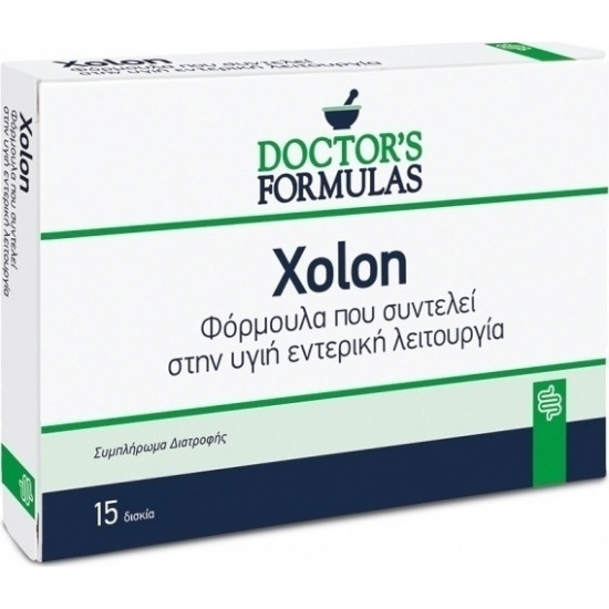 Doctor's Formulas - Xolon Φόρμουλα για Υγιή εντερική λειτουργία - 15caps