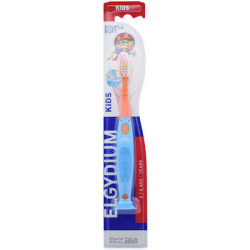 Elgydium - Παιδική Οδοντόβουρτσα Kids Splash Γαλάζιο / Πορτοκαλί για 2+ χρονών - 1τμχ