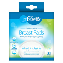 Dr. Brown's - Breast Pads Επιθέματα Στήθους μιας Χρήσης - 30 τεμάχια