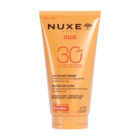 Nuxe - Melting Sun Lotion for Face & Body SPF30 Αντηλιακό Γαλάκτωμα Προσώπου & Σώματος - 150ml