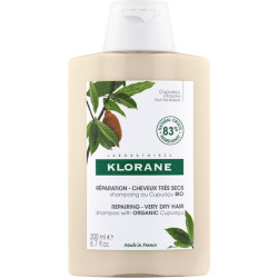 Klorane - Shampoo With Organic Cupuacu Σαμπουάν με Βιολογικό Bούτυρο Cupuaçu για Θρέψη και Επανόρθωση των Ξηρών Μαλλιών - 200ml