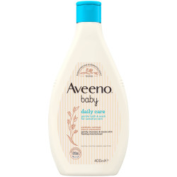 Aveeno - Baby Daily Care Gentle Bath & Wash Απαλό Αφρόλουτρο Καθαρισμού για Ευαίσθητες Βρεφικές Επιδερμίδες - 400ml