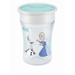 Nuk -  NUK Disney Frozen Ποτηράκι Magic Cup με Χείλος και Καπάκι - 230ml 