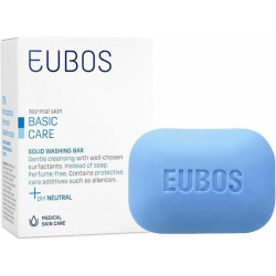 Eubos - Basic Care Solid Washing Bar Blue Στερεή Πλάκα Καθαρισμού Προσώπου & Σώματος για Κανονικό Δέρμα- 125gr