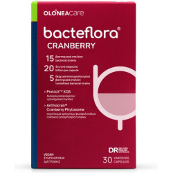 Olonea - Bacteflora Cranberry για το Εντερικό Μικροβίωμα & το Ουροποιητικό Σύστημα - 30 κάψουλες  