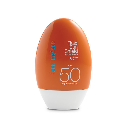 Medisei - Time Eraser Fluid Sun Shield SPF50 Αντηλιακό Γαλάκτωμα Προσώπου με Λεπτόρρευστη Υφή - 50ml 