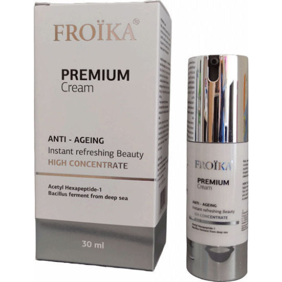 Froika - Premium Cream Anti- Ageing Πλούσια Αντιγηραντική Κρέμα για Άμεση Αναζωογόνηση της Επιδερμίδας  - 30ml