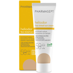 Pharmasept - Heliodor Αντηλιακή Κρέμα Προσώπου Με Χρώμα Υψηλής Προστασίας SPF50 - 50ml