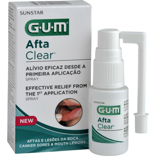 GUM - Afta Clear Spray για τις Στοματικές Άφθες - 15ml