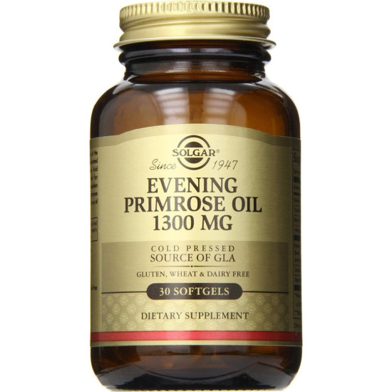 Solgar - Evening Primrose Oil Αντιμετώπιση προεμμηνορυσιακών/εμμηνοπαυσιακών συμπτωμάτων 1300mg - 30caps