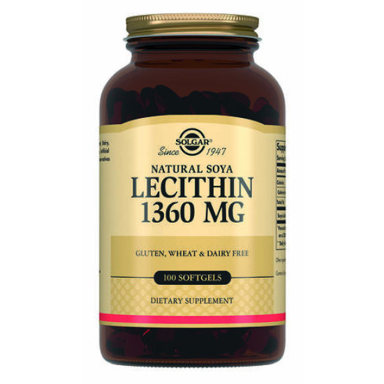 Solgar - Lecithin 1360mg - 100 softgels