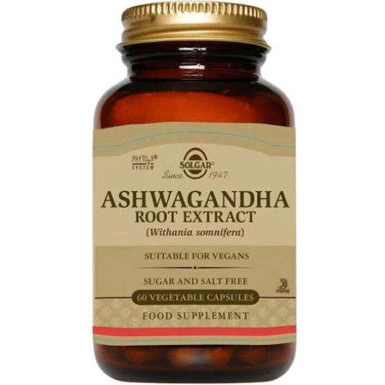 Solgar - Ashwagandha Root Extract - 60 φυτικές κάψουλες