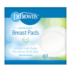 Dr. Brown's - Disposable Breast Pads Επιθέματα Στήθους μιας Χρήσης - 60τμχ